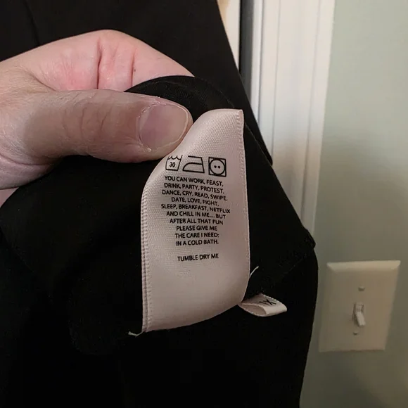 Selkie Caviar Chateau Black Mini Dress - 1X - NWT - Picture 7 of 7